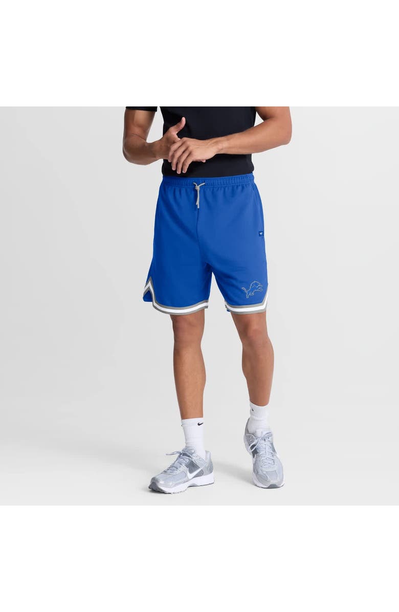 FANATICS Men's Fanatics Blue Detroit Lions Fearless Drive Shorts, Main, color, Blue