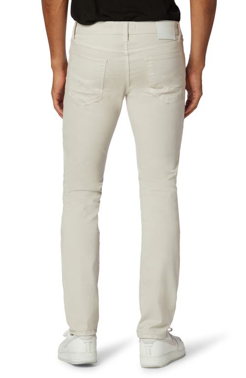 Hudson Jeans Blake Stretch Twill Slim Straight Fit Pants In White