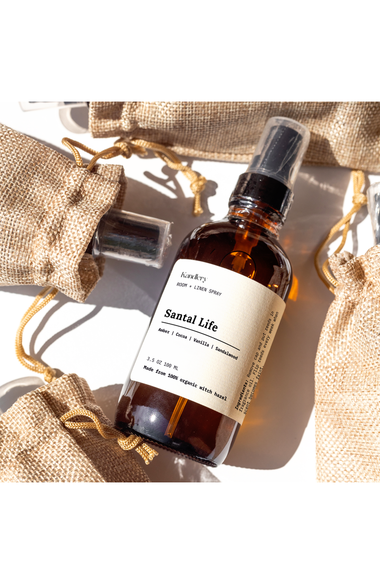 Kandlery Santal Life Amber Sandalwood Natural Room Linen Spray, Alternate, color, Amber