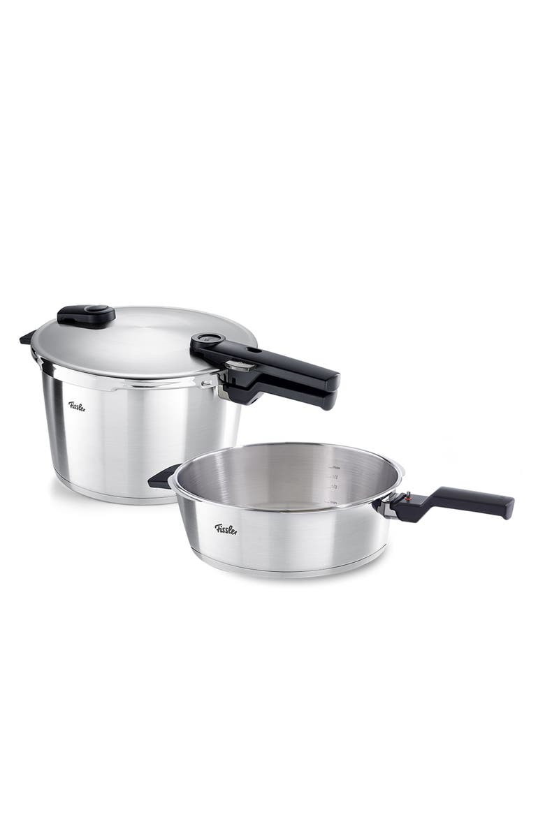 Vitaquick Premium Pressure Cooker Set and Glass Lid, Main, color, Stainless Steel