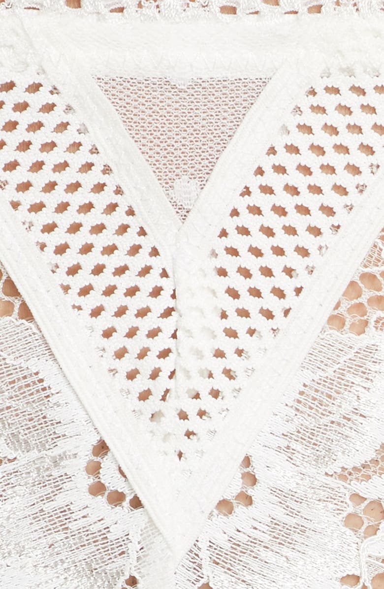 Palindrome Dreamlover Lace Bikini, Alternate, color, Bright White