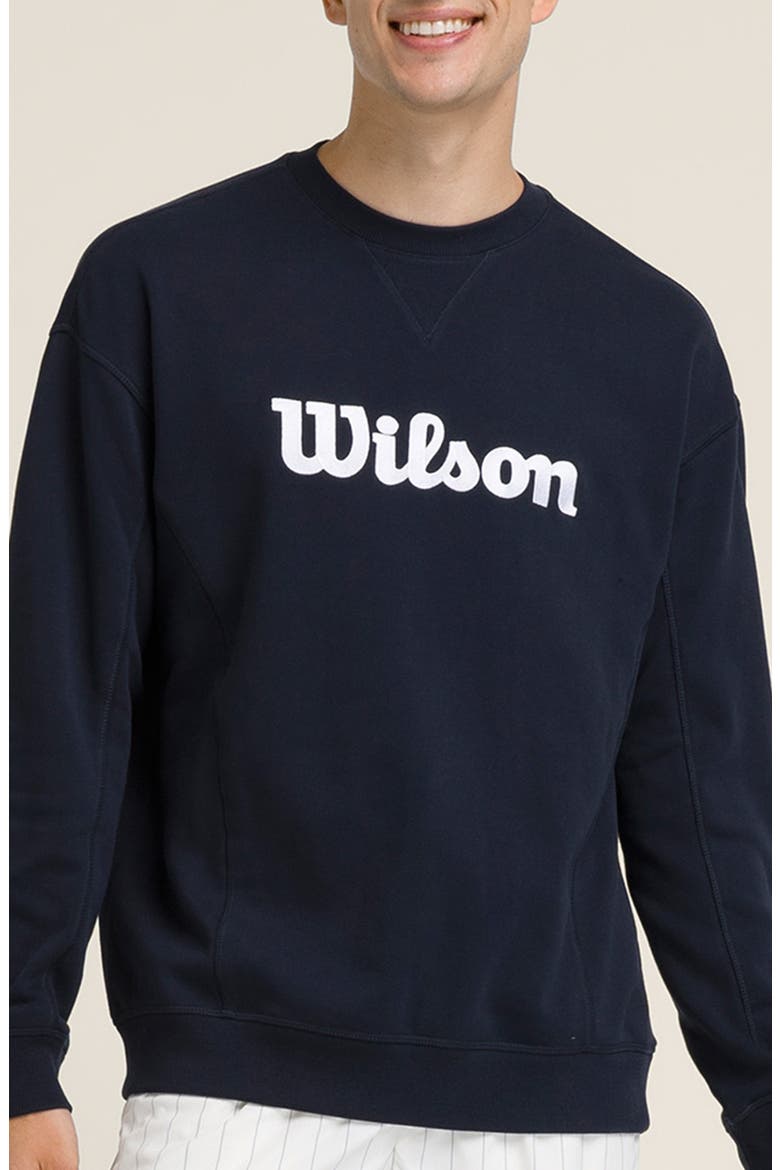 Parkside Performance Sweatshirt, Main, color, CLASSIC NAVY