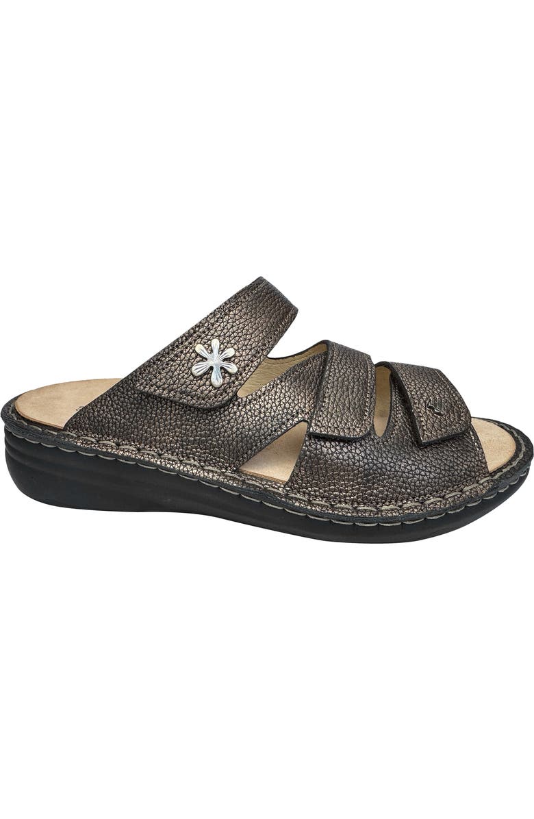 Finn Comfort Grenada Slide Sandal, Alternate, color, Copper Natural