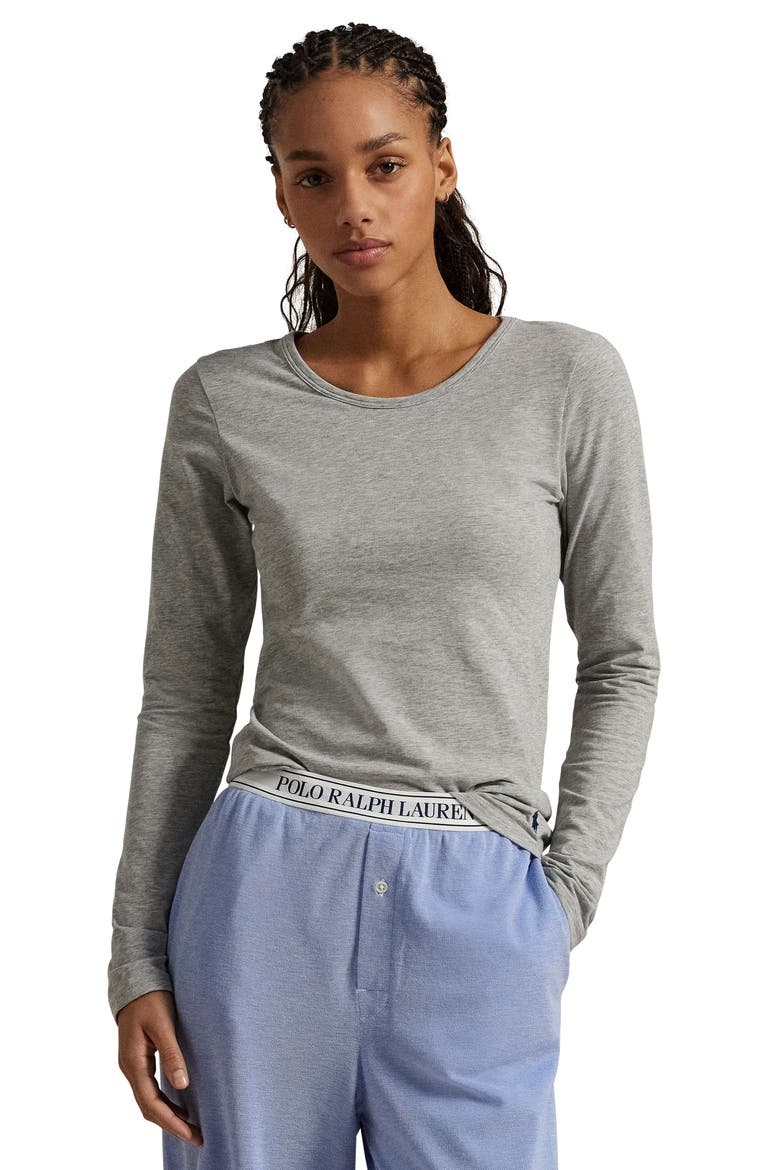 Baselayer Stretch Cotton T-Shirt, Alternate, color, HEATHER GREY