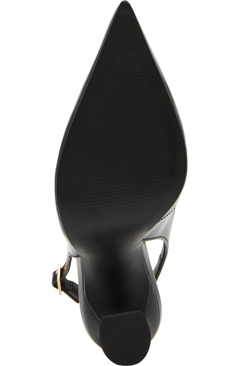 Steve Madden Blare Slingback Pointed Toe Pump, Alternate, color, Black Box