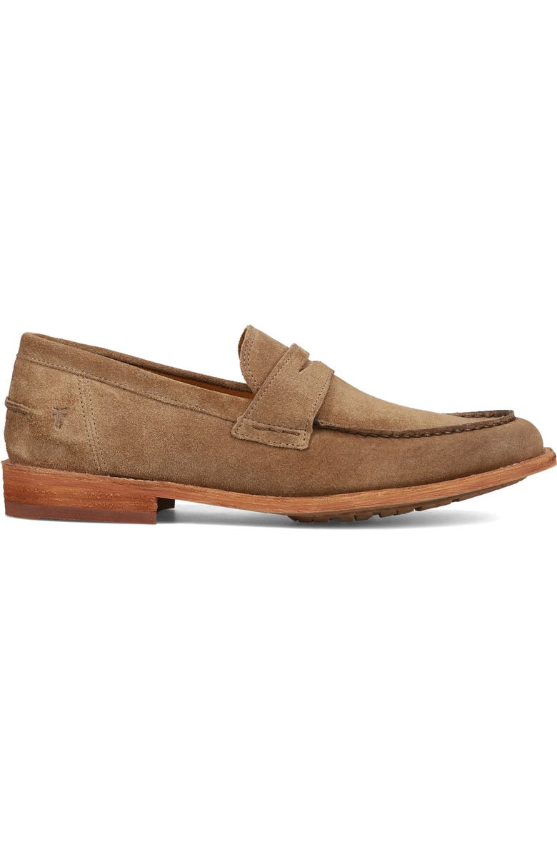 Frye Tyler Flex Penny Loafer, Alternate, color, Mushroom