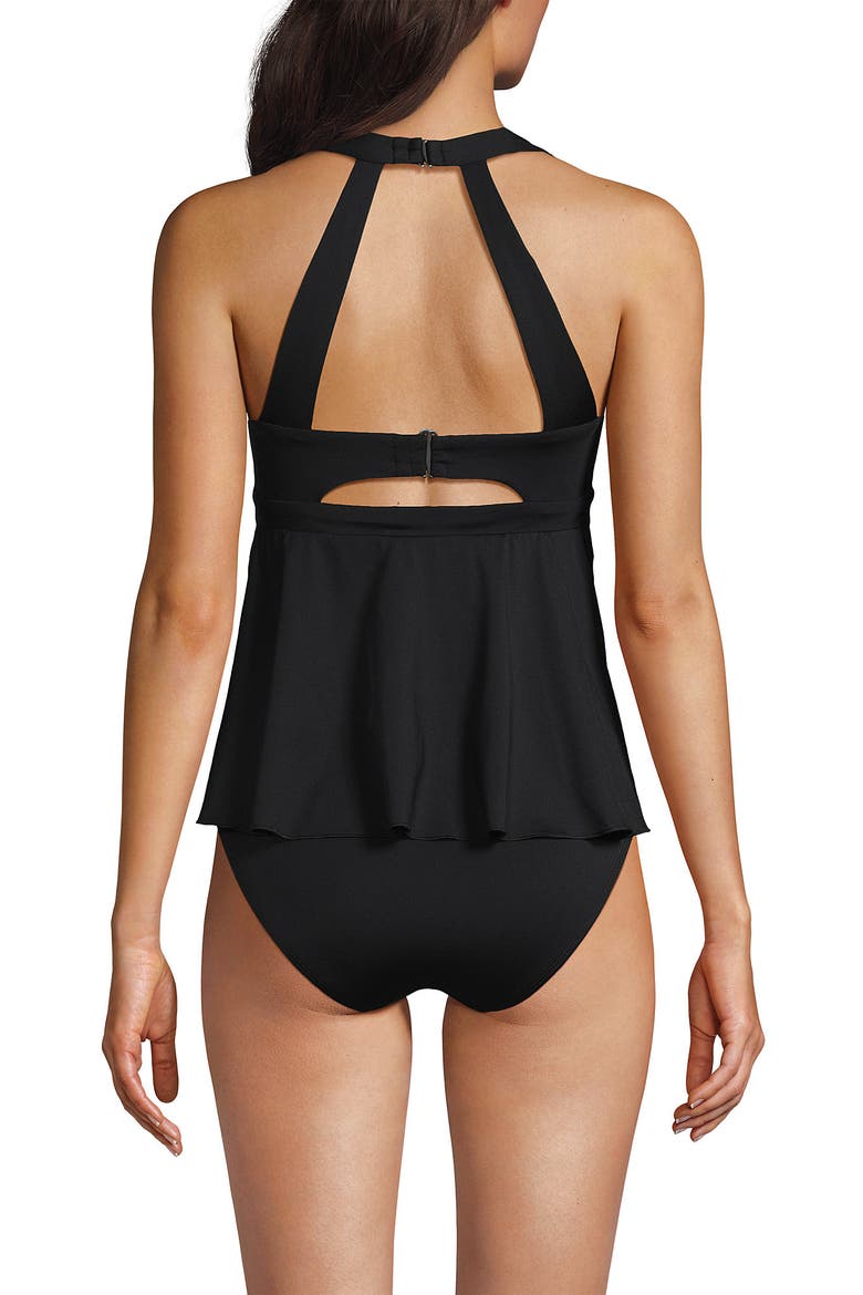 Sweetheart Fauxkini One Piece, Alternate, color, Black