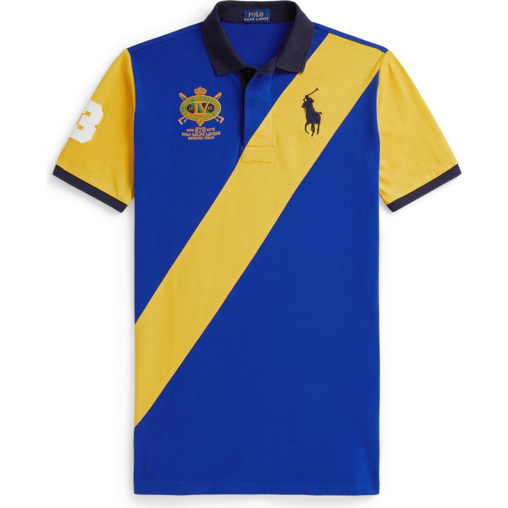 Polo Ralph Lauren Kids' Short Sleeve Polo Dress In Blue