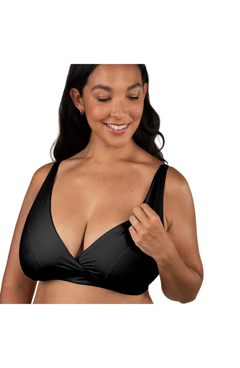Bravado Designs Ballet Everyday Maternity/Nursing Bralette, Alternate, color, Black
