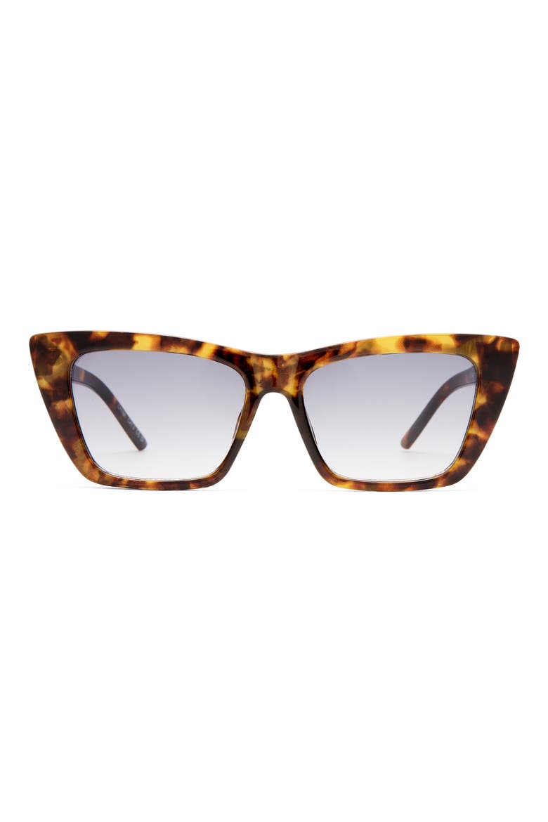 Solstice 53mm Cat Eye Sunglasses, Main, color, HONEY TORT / COOL SMOKE GRAD