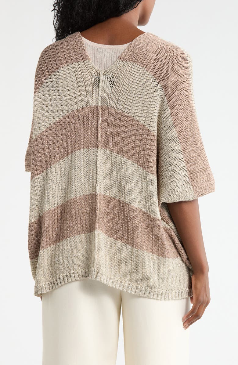 Forgotten Grace Buttoned V-Neck Tunic Top, Alternate, color, 