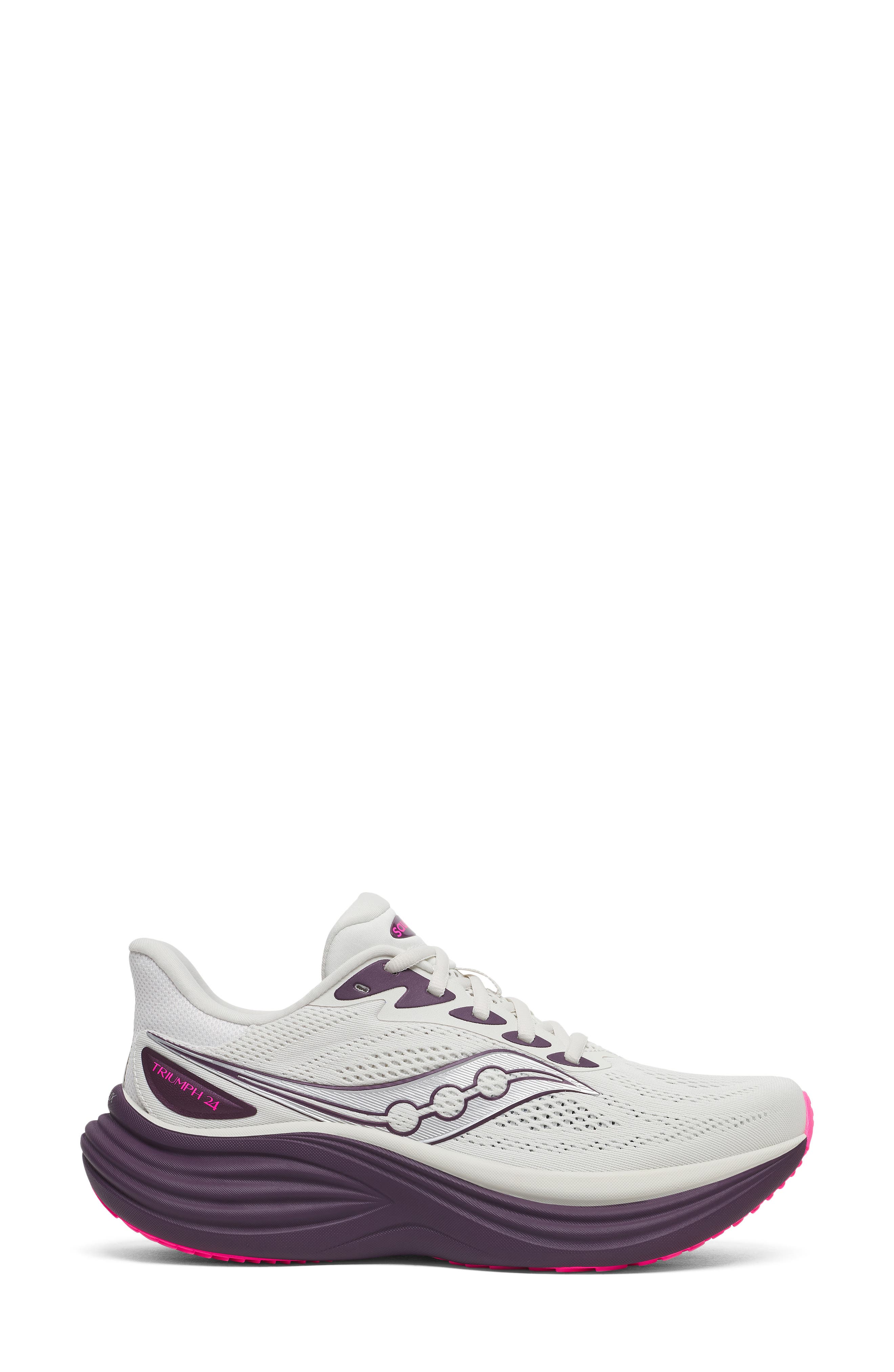 Triumph 24 Running Shoe, Alternate, color, QUARTZ/ EGGPLANT