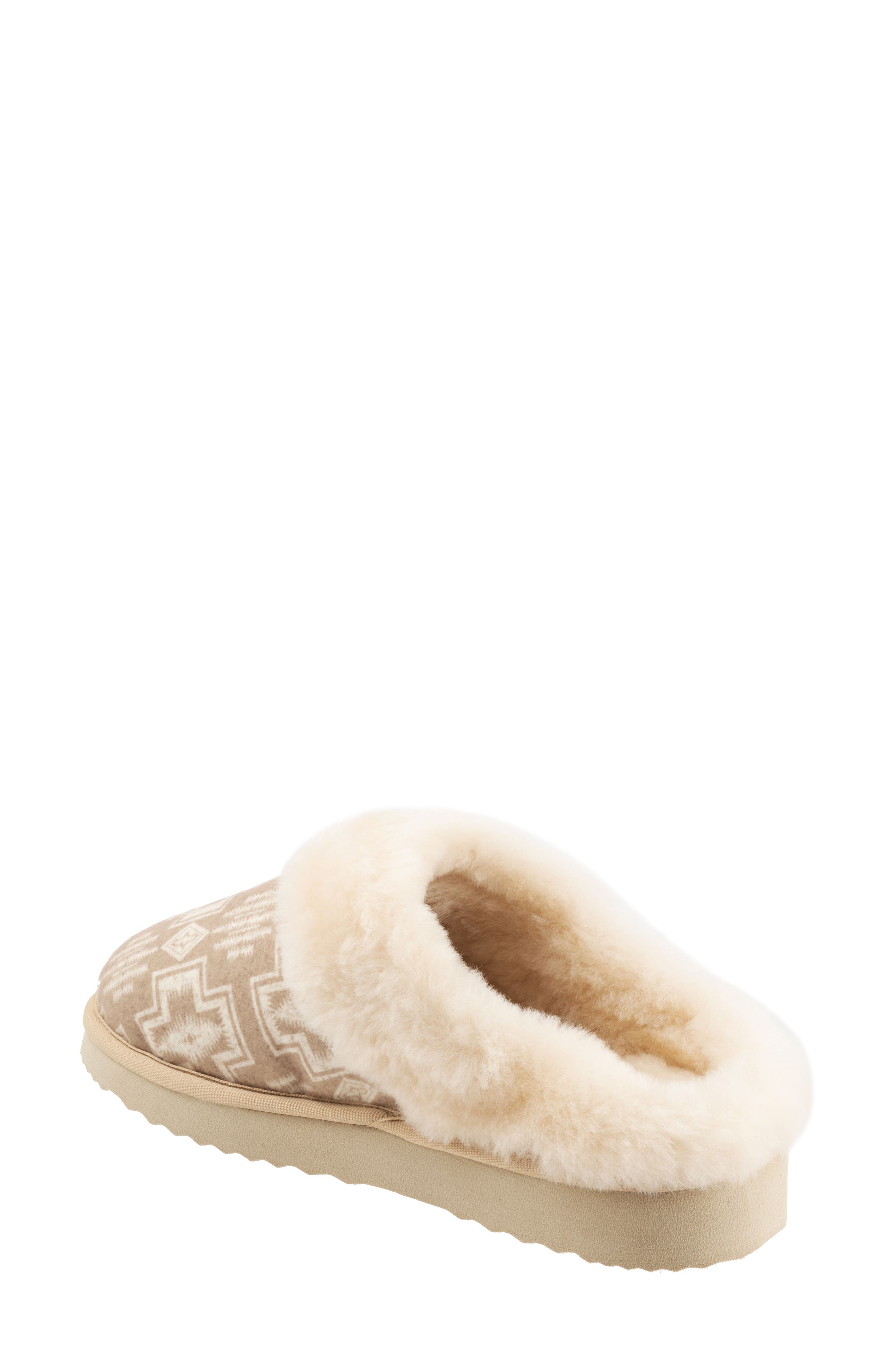 Pendleton Harding Genuine Shearling Lined Scuff Slipper, Alternate, color, 