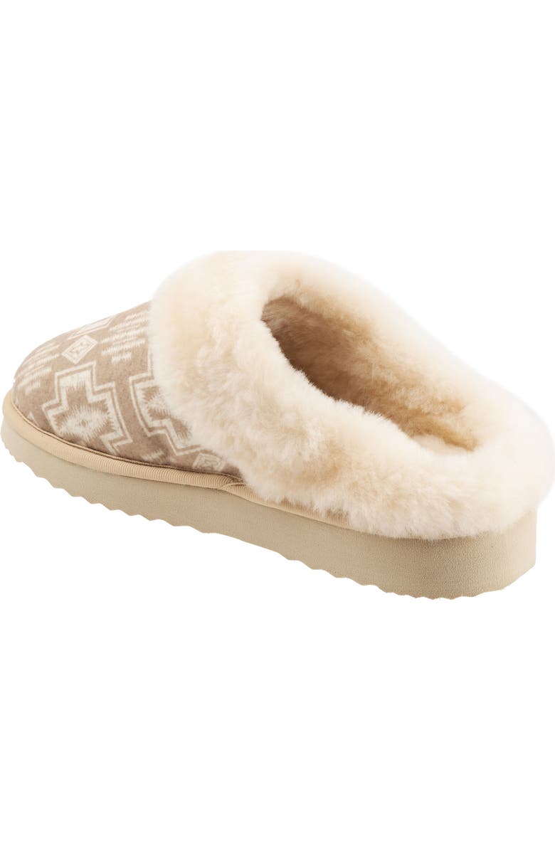 Pendleton Harding Genuine Shearling Lined Scuff Slipper, Alternate, color,