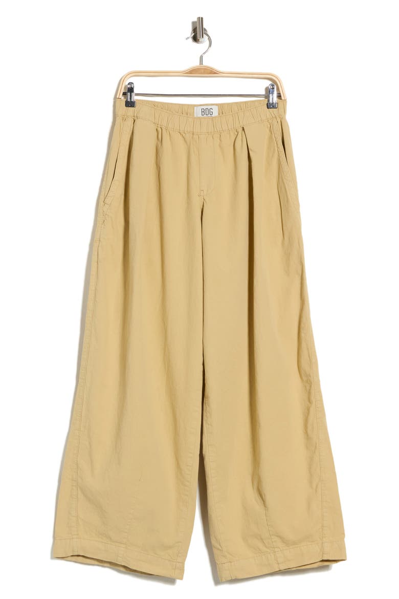 Bobbi Barrel Leg Pants, Main, color, YELLOW
