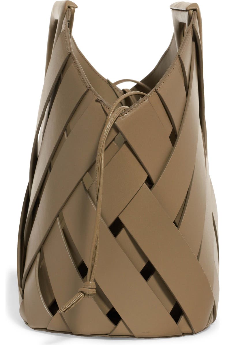 Bottega Veneta The Triangle Intrecciato Leather Tote, Alternate, color,