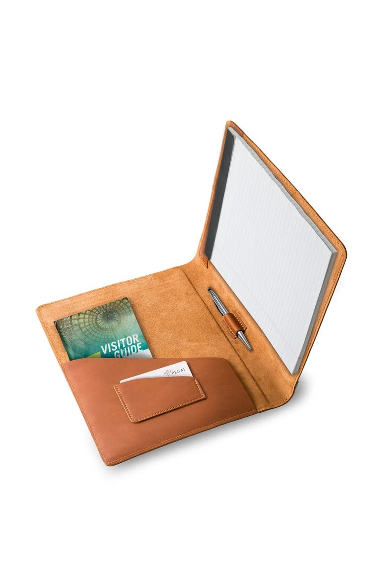 STEEL HORSE LEATHER Falit Leather Folio | Handmade Leather Padfolio, Alternate, color, Brown