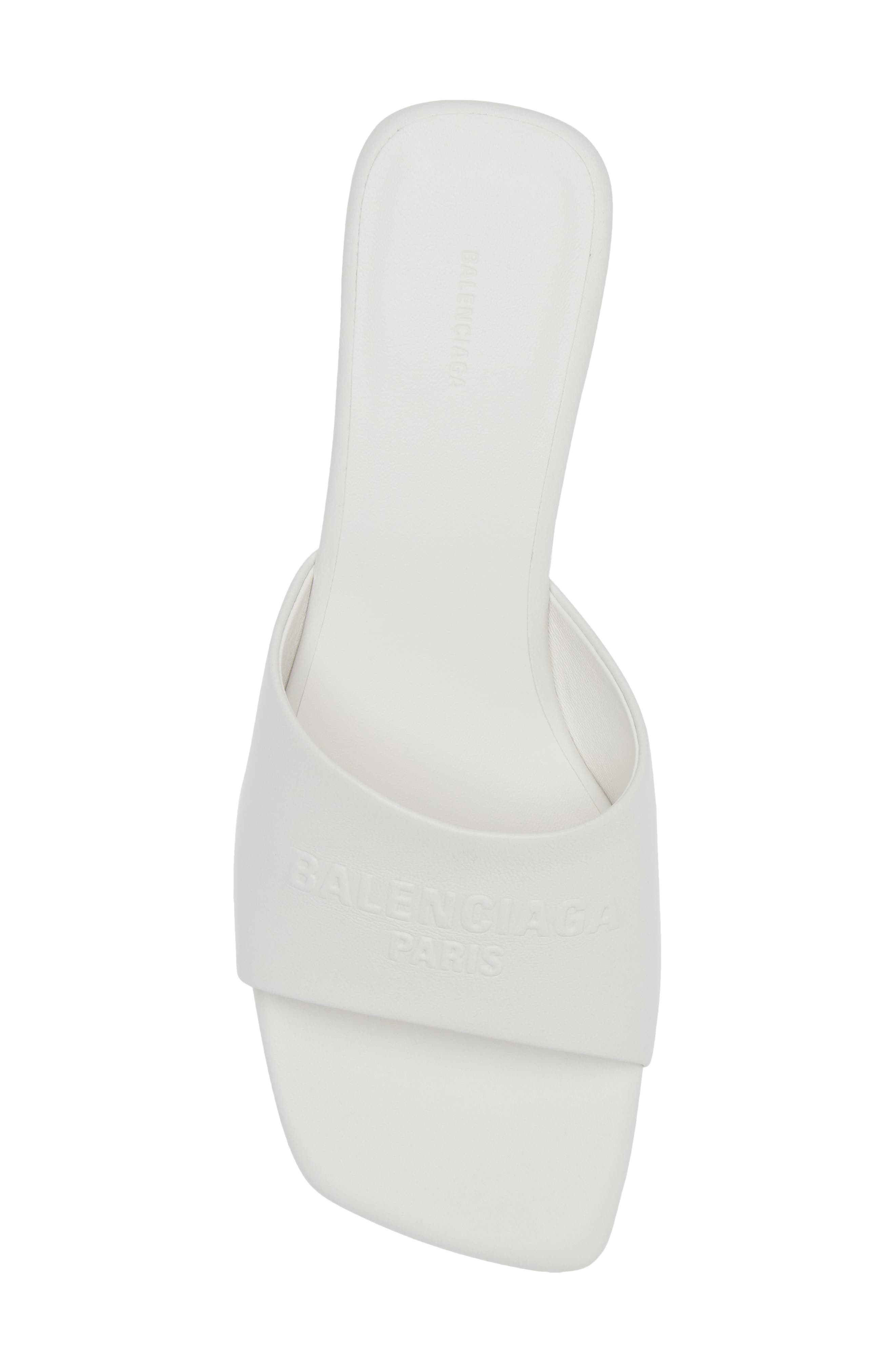 Dutyfree Slide Sandal, Alternate, color, WHITE