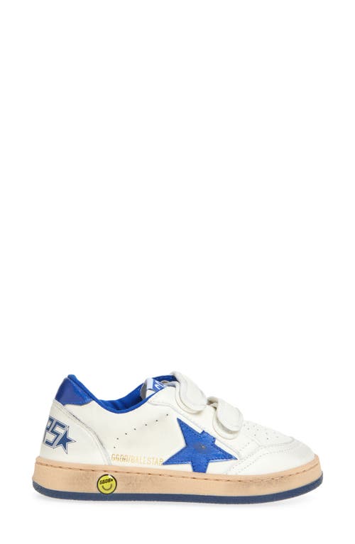 Golden Goose White June Sneakers For Kids With Star And Logo