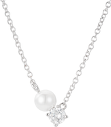 Untamed Petals Evermore Pearl and Crystal Necklace