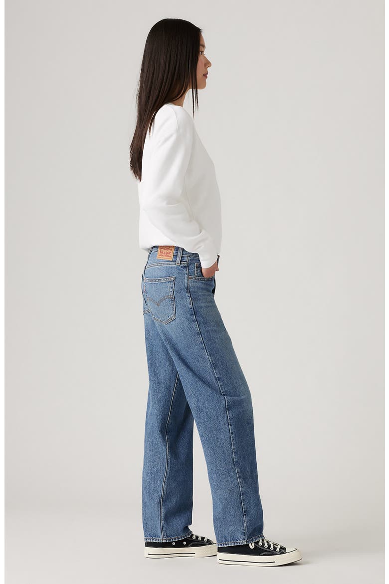 94 Mid Rise Baggy Jeans, Alternate, color, WORN MEMORY