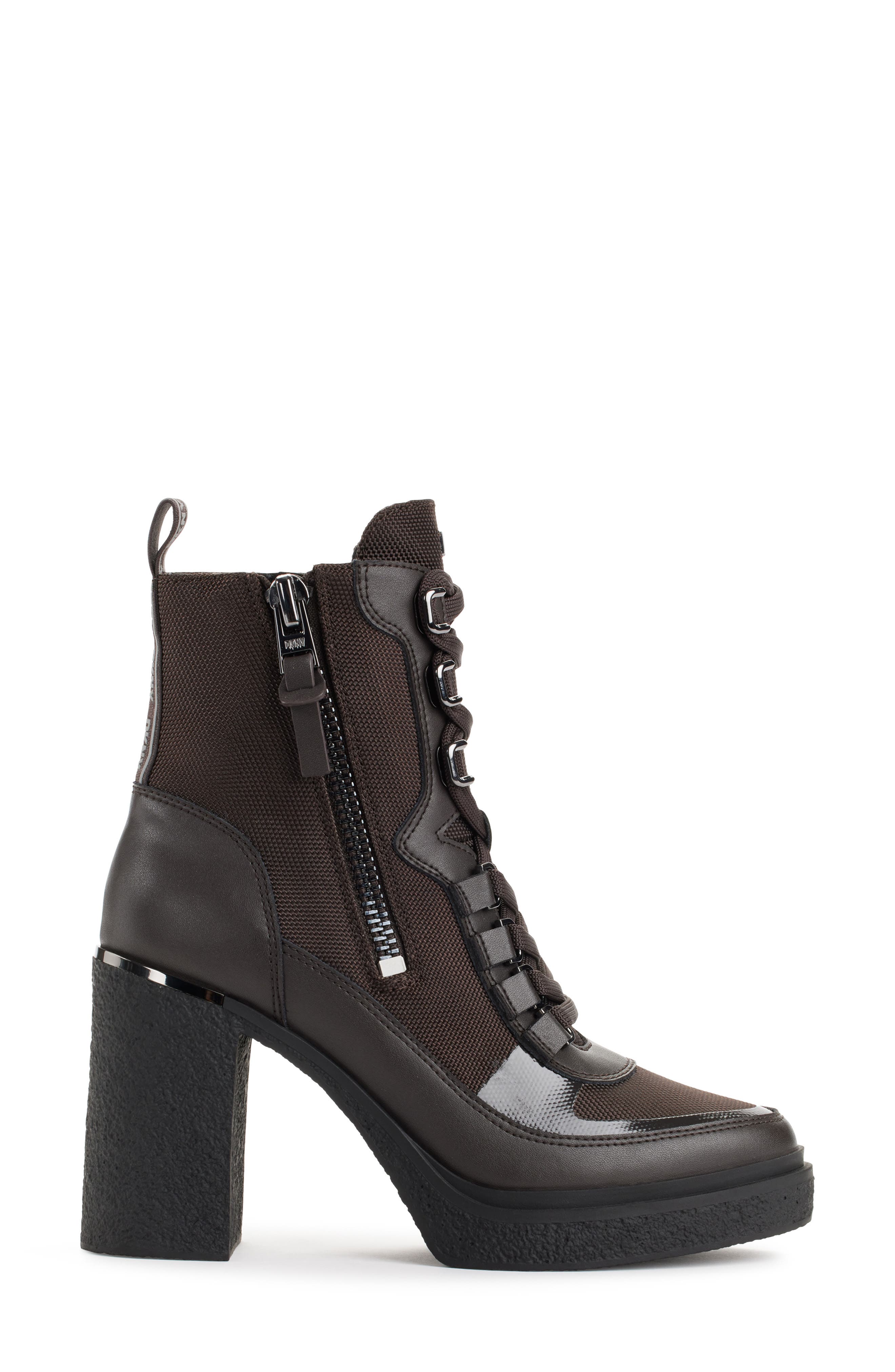 DKNY Toia Platform Bootie, Alternate, color, Espresso