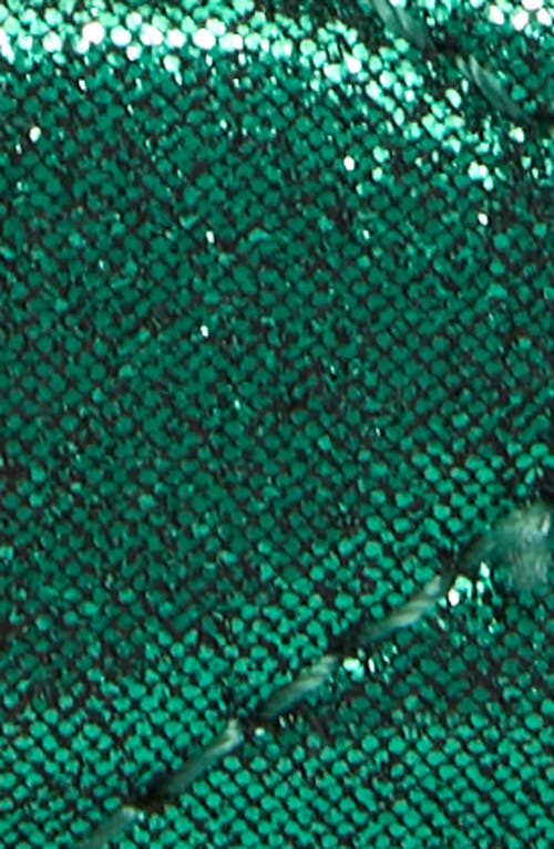 Kurt Geiger London Brixton Quilted Belt In Green