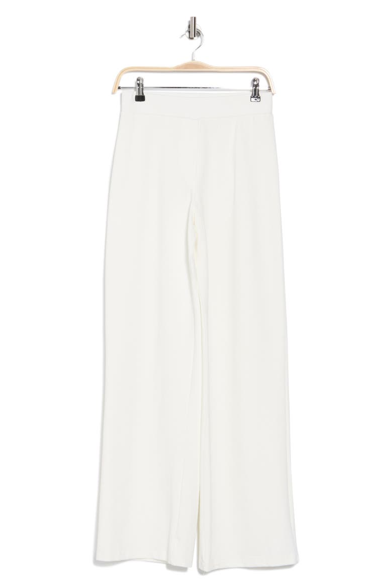 Kim Wide Leg Pull-On Pants, Alternate, color, GARDENIA
