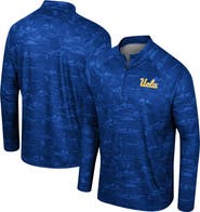 COLOSSEUM Men's Colosseum Blue UCLA Bruins Carson Raglan Quarter-Zip Jacket