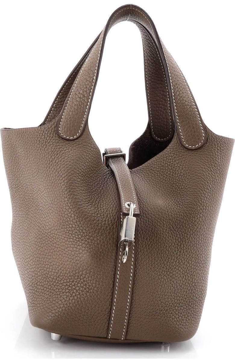 Pre-Owned Hermes Picotin Lock Bag Clemence PM, Main, color,