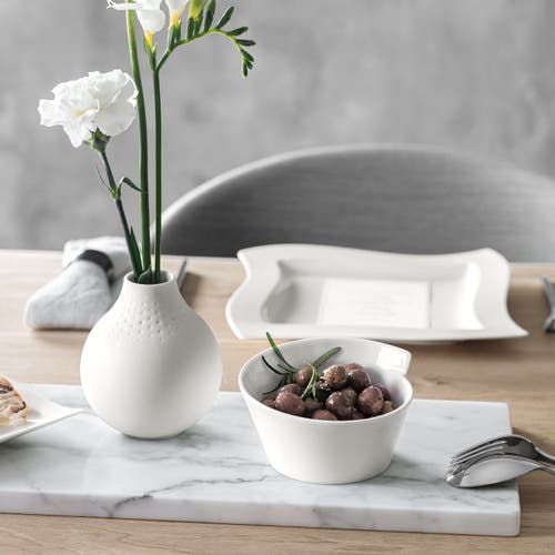 Villeroy & Boch New Wave Large Round Rice Bowl In White