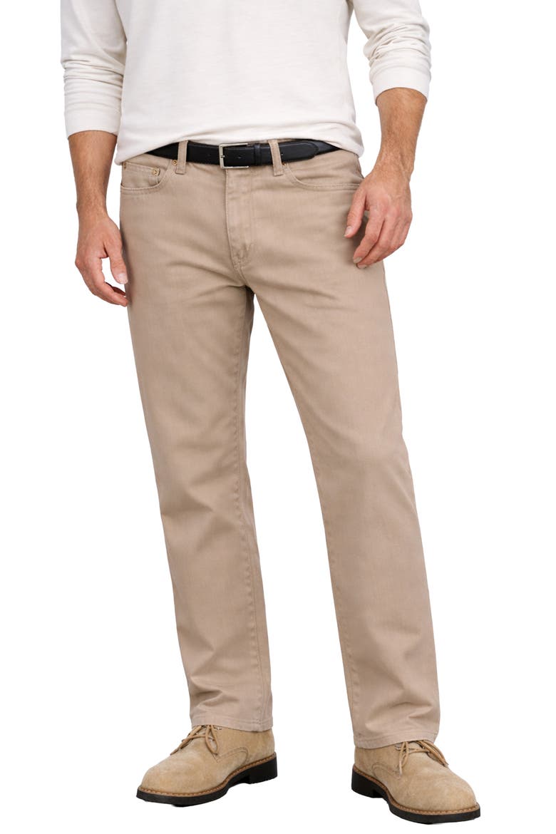 50-11 Relaxed Straight Leg Jeans, Main, color, LATTE