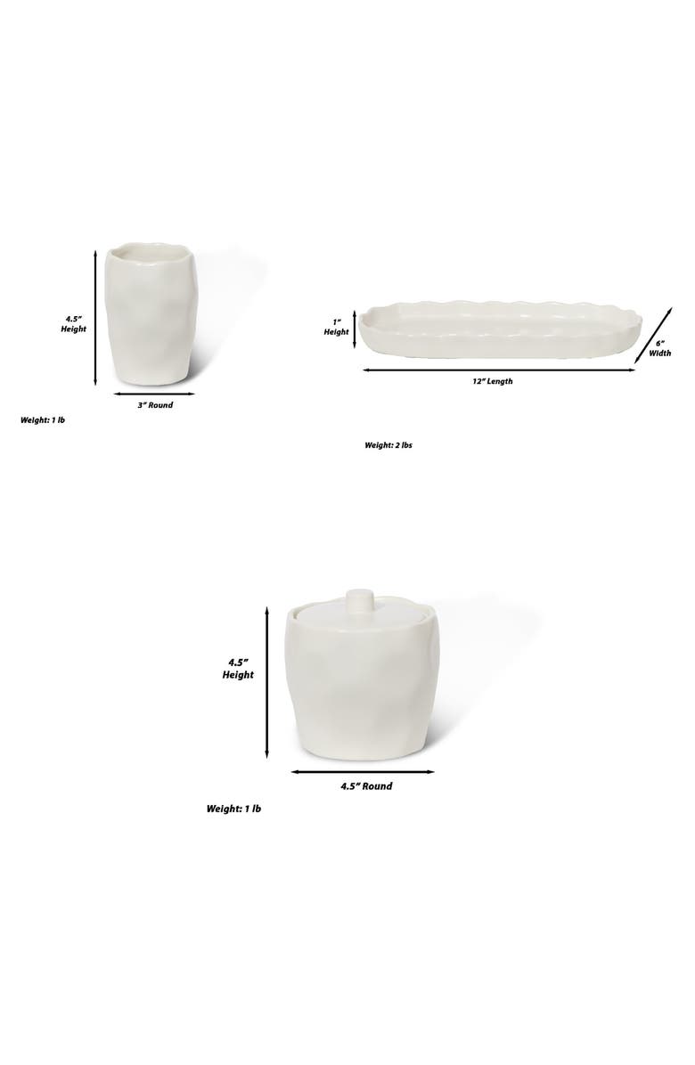 ROSELLI TRADING COMPANY French Impressions 8-Piece Bath Accessory Set, Alternate, color, 