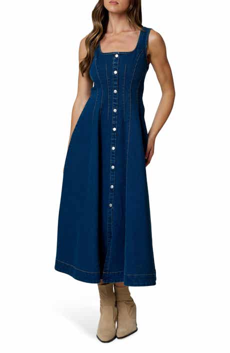 Denim Midi Dress