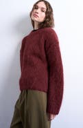 Topshop Alpaca Blend Boxy Sweater