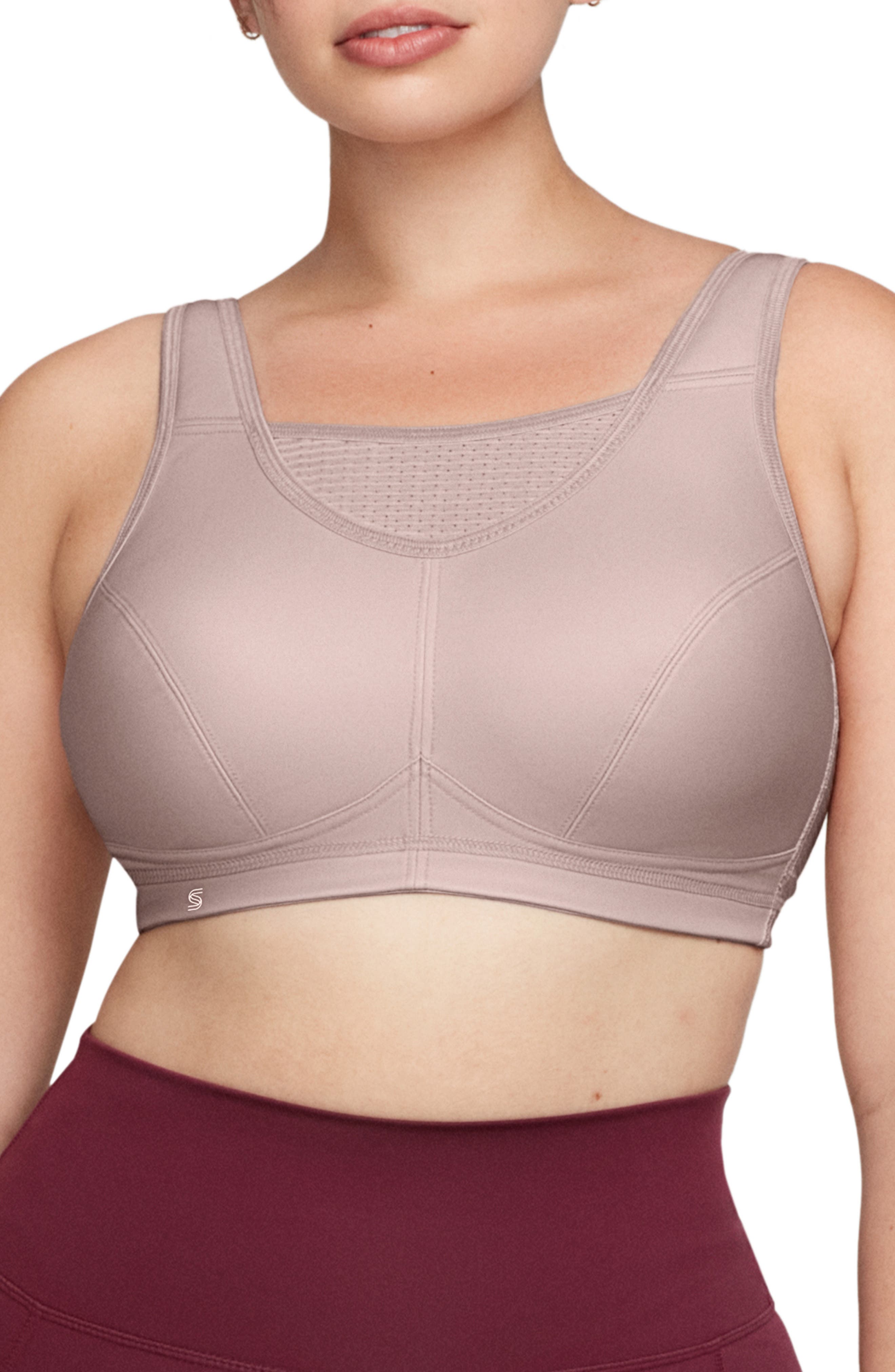 Glamorise No-Bounce Camisole Elite Sports Bra in Rose Tan