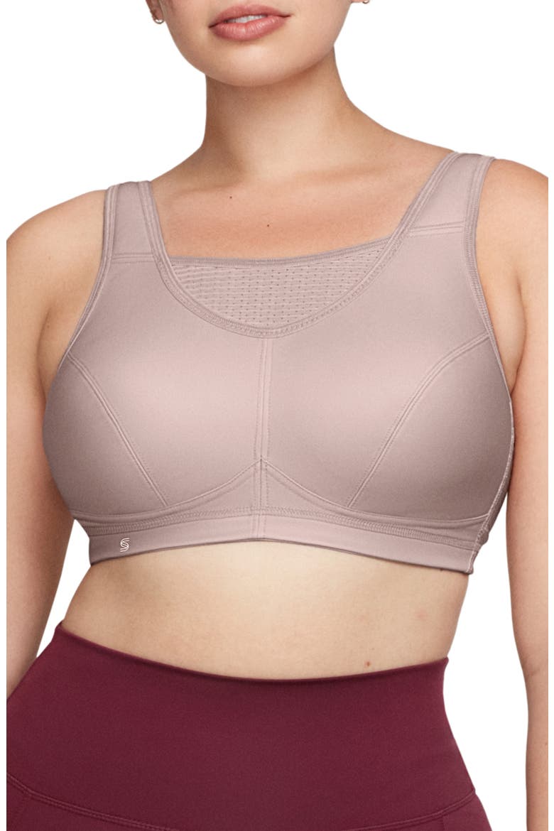 No-Bounce Camisole Elite Sports Bra, Main, color, ROSE TAN