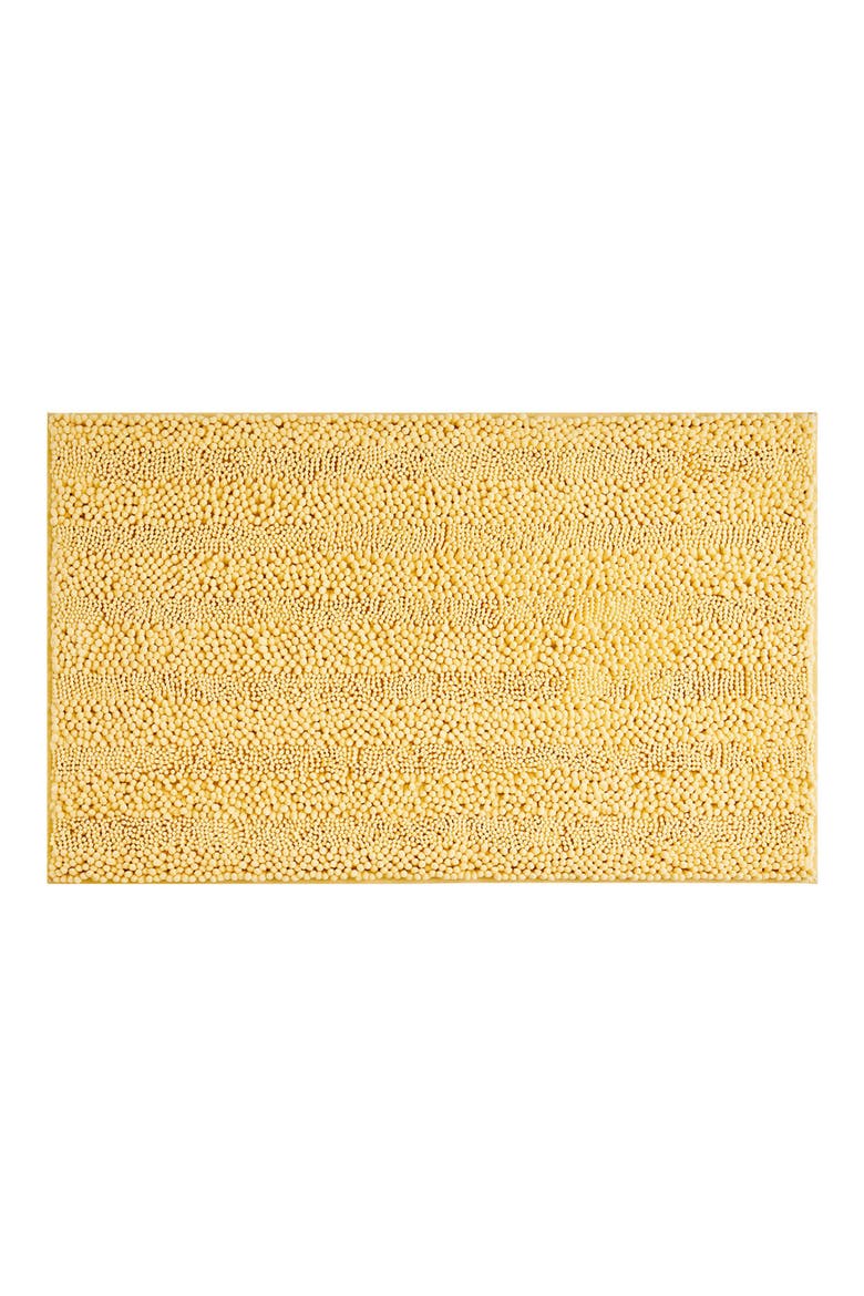 Astor 27-Inch Chenille Bath Mat, Main, color, YELLOW