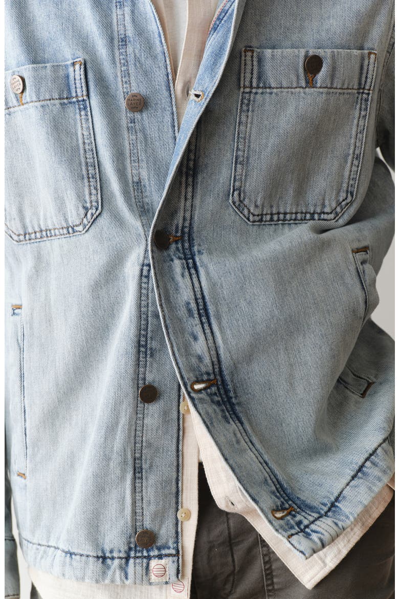 Patrick Denim Jacket, Alternate, color, LIGHT WASH
