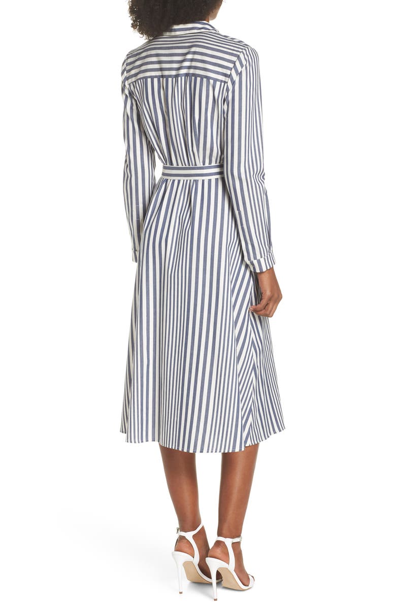 Felicity & Coco Rachel Stripe Shirtdress, Alternate, color, 