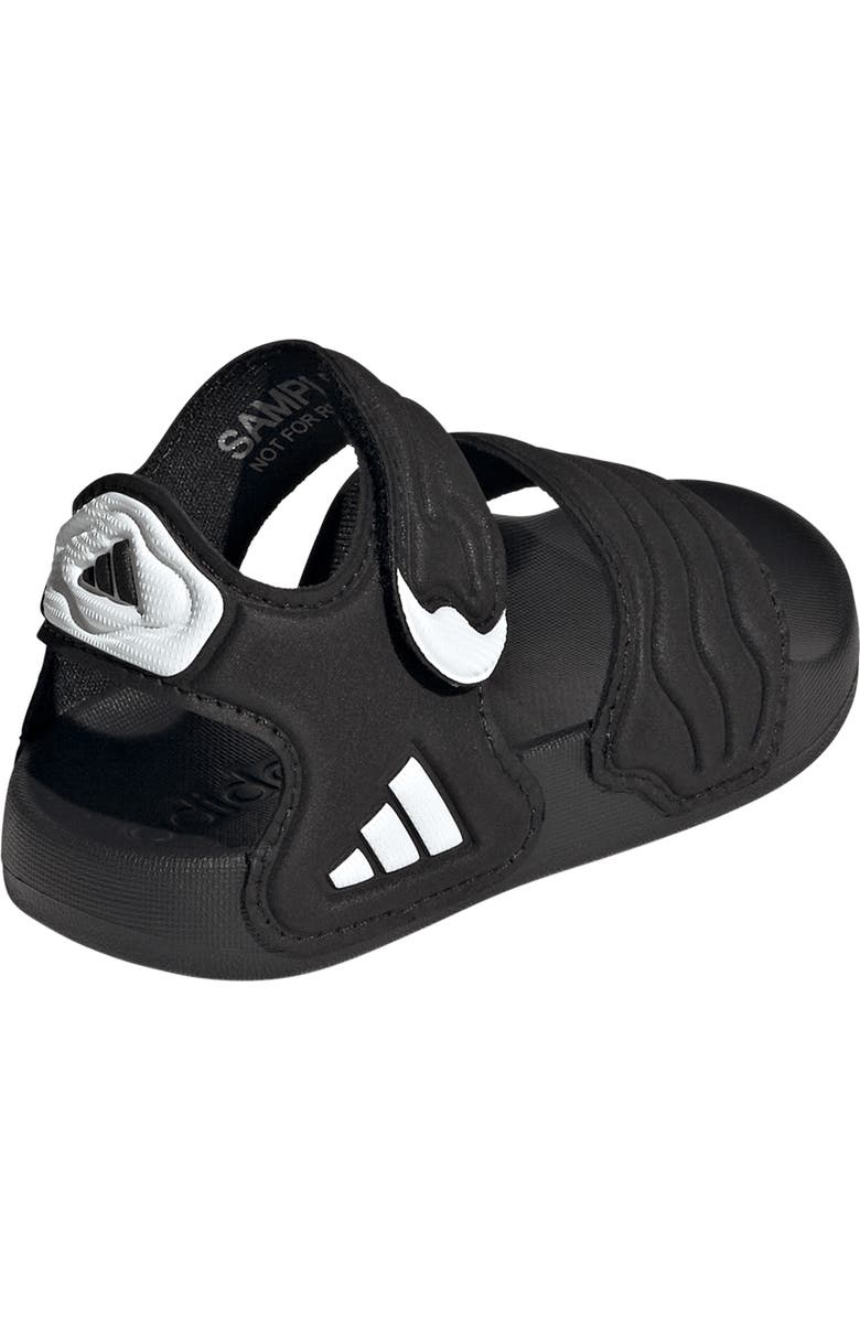 adidas Kids' Adilette Sandal, Alternate, color, Black/ White