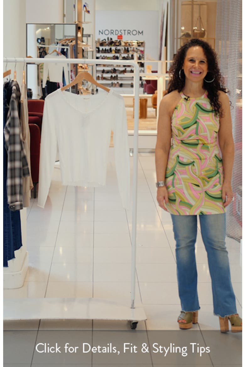 Cleo Cotton Pointelle Top video