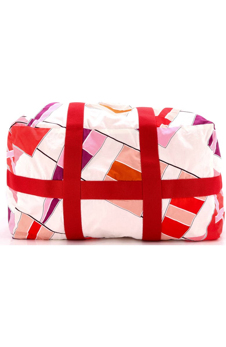 Pre-Owned Hermes Drapeaux Au Vent Bag Printed Canvas Large, Alternate, color, Red