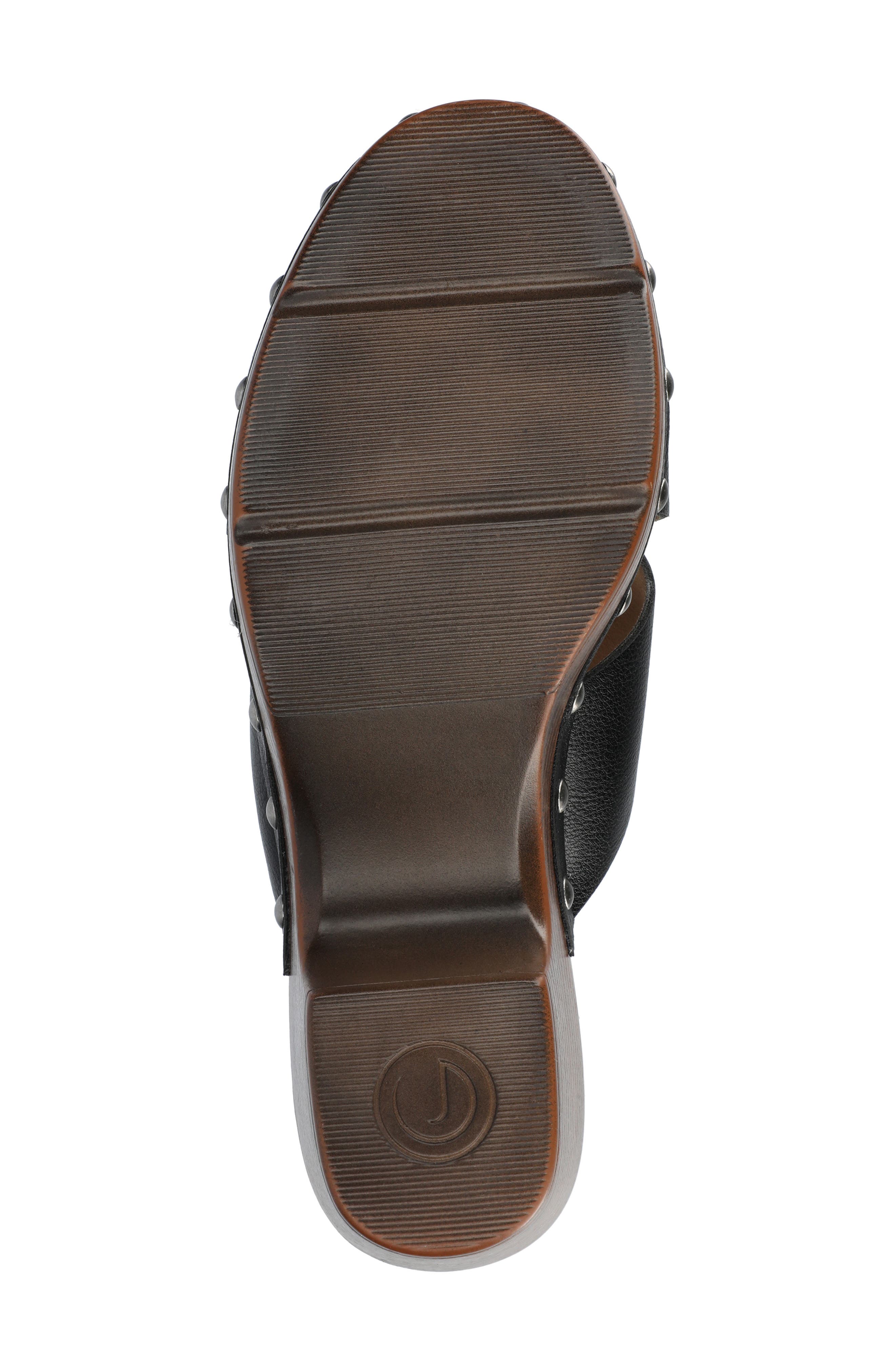 Journee Collection Silvana Platform Sandal, Alternate, color, Black