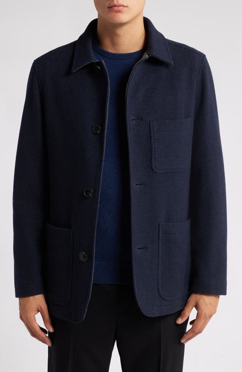 ジャケット・アウター Hart Schaffner Marx - Smart Coat (40R) Men's Hart Schaffner Marx Navy Blue Gold 2-Button 44R Blazer