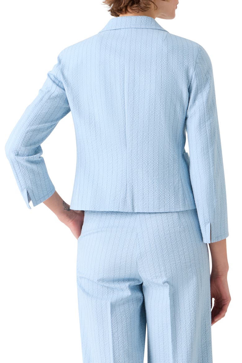 Stripe Cotton Stretch Seersucker Jacket, Alternate, color, SKY-DARK BLUE