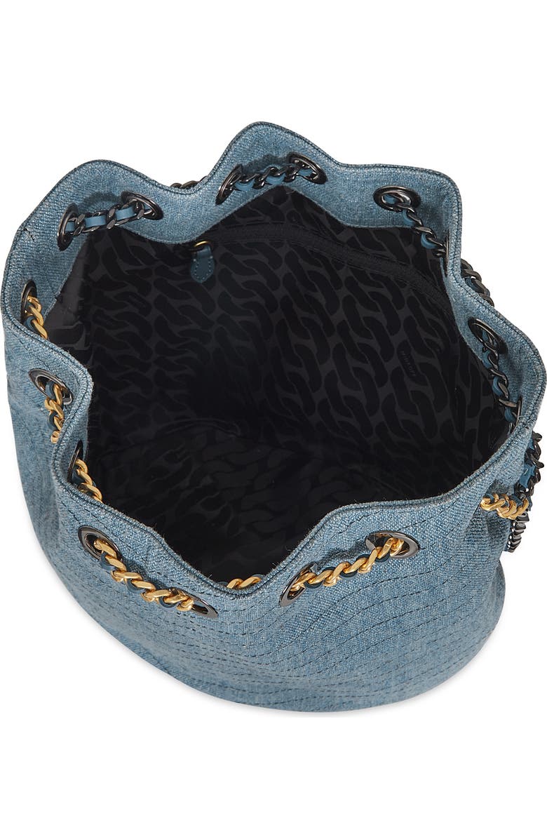 Rebecca Minkoff Soft Denim Convertible Bucket Bag, Alternate, color,