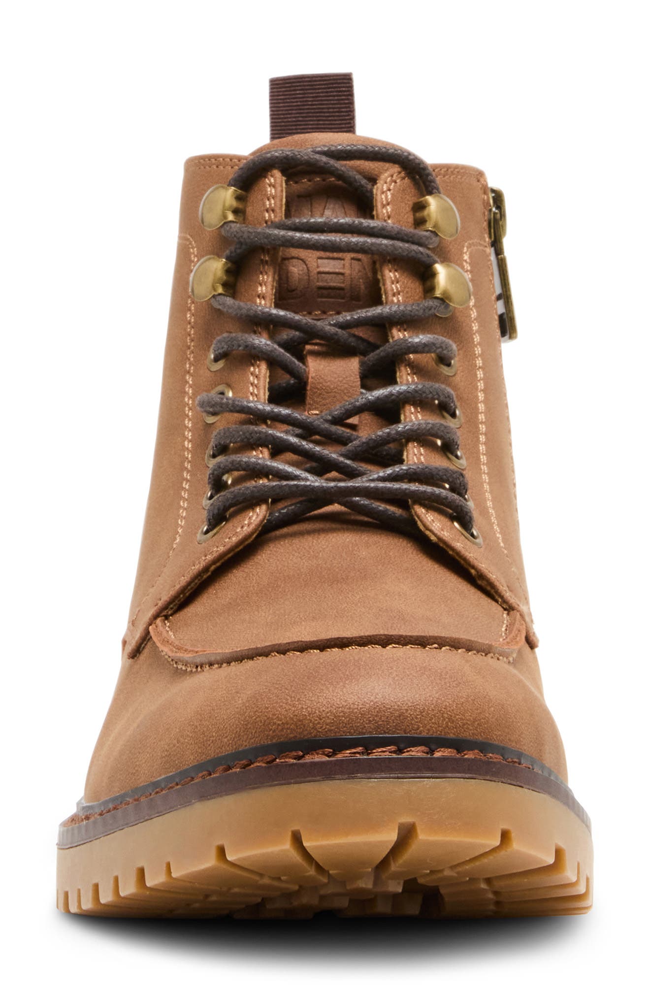 Brycee Lug Sole Boot, Alternate, color, TAN SUEDE