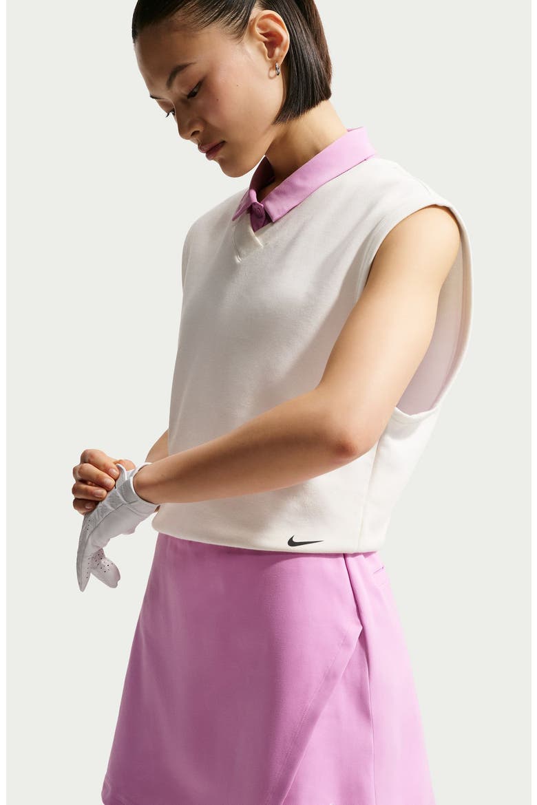 Dri-FIT Golf Skirt, Alternate, color, LIGHT MAGENTA/BLACK