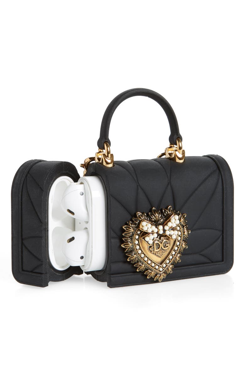 Dolce&Gabbana Devotion Silicone AirPod Case, Alternate, color, 